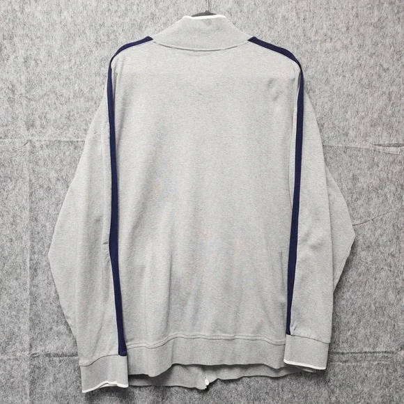 Polo Ralph Lauren Performance Track Jacket Mens 3XLT Grey Full Zip‎ Cotton READ - Picture 5 of 12